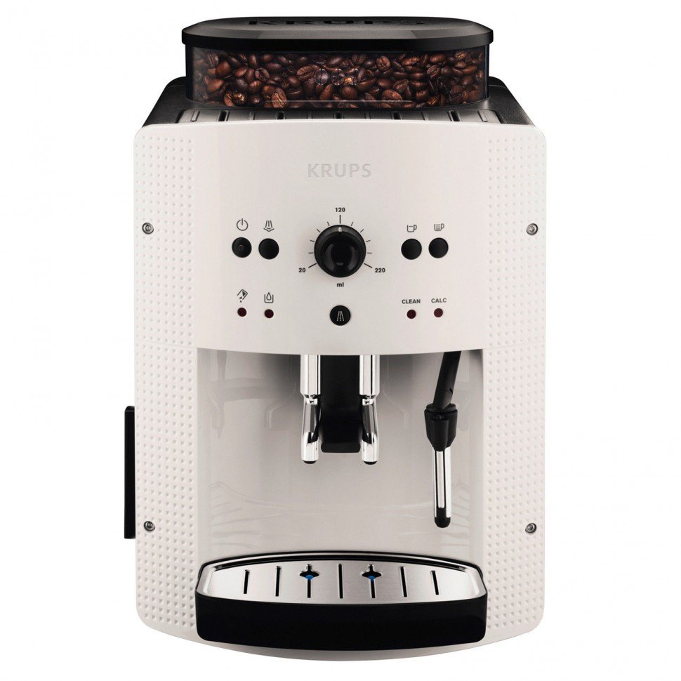 Automatinis kavos aparatas Krups EA8105, Su rankiniu pieno plakimu kaina |  pigu.lt