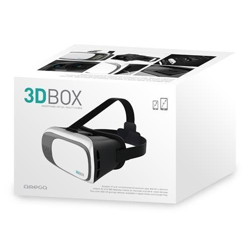 Omega 3D virtual reality glasses VR Box (43420) kaina ir informacija | Išmanioji technika ir priedai | pigu.lt