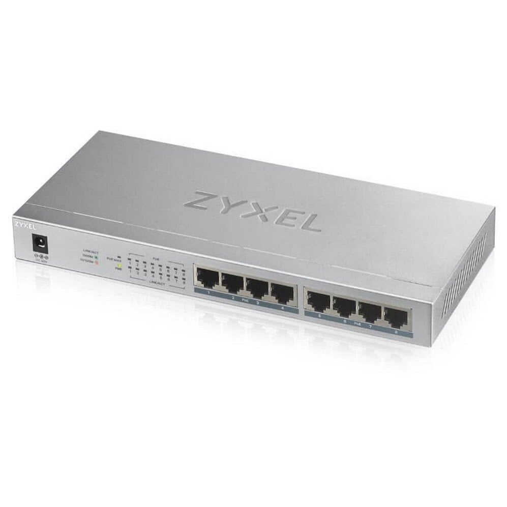 Zyxel GS-105B v3 Nevaldomas L2+ Gigabit Ethernet (10/100/1000) Sidabras цена и информация | Maršrutizatoriai (routeriai) | pigu.lt