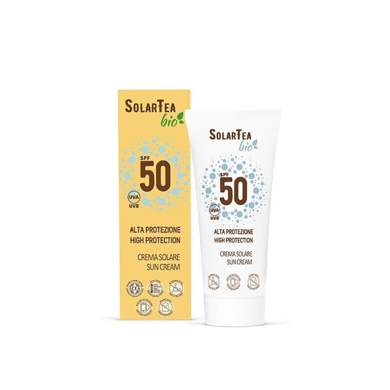 Kremas nuo saulės Bema Cosmetici SolarTea Sun Cream SPF 50, 100 ml цена и информация | Kremai nuo saulės | pigu.lt