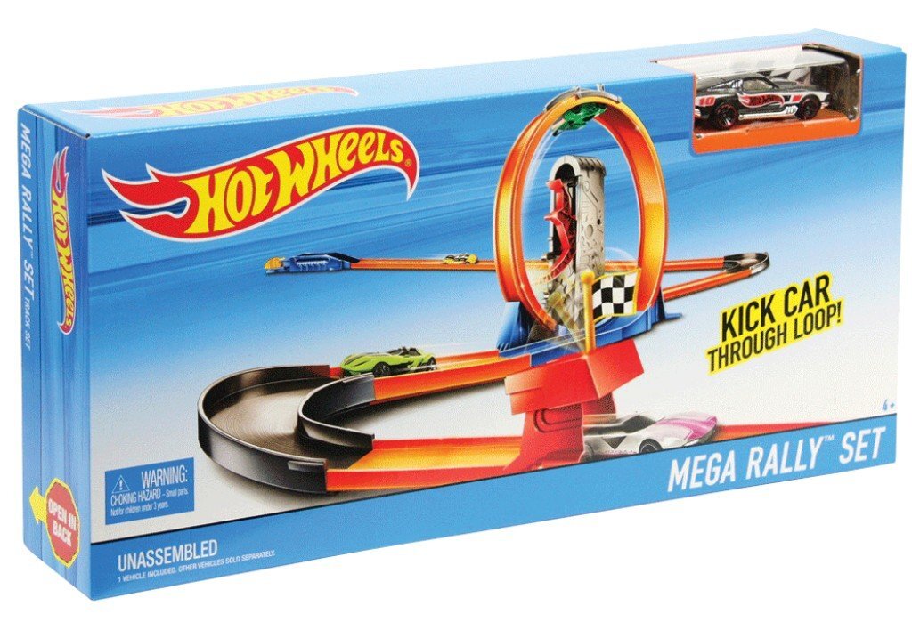 Trasa su dviem automobiliais Hot Wheels, DNN81 kaina ir informacija | Žaislai berniukams | pigu.lt