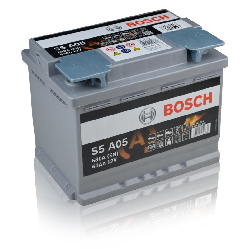 Akumuliatorius Bosch AGM 60AH 680A S5A05 kaina ir informacija | Akumuliatoriai | pigu.lt