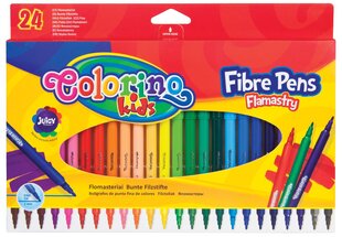 Flomasteriai Colorino Kids, 24 spalvų kaina ir informacija | Flomasteriai Colorino Kids, 24 spalvų | pigu.lt