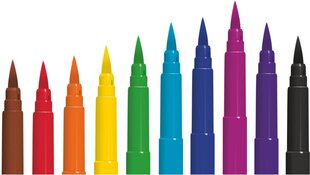 Nuplaunami flomasteriai Colorino Kids, 10 spalvų kaina ir informacija | Piešimo, tapybos, lipdymo reikmenys | pigu.lt