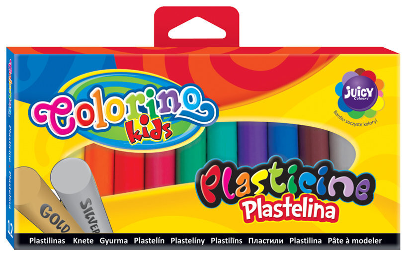 Plastilinas Colorino Kids, 12 vnt kaina ir informacija | Piešimo, tapybos, lipdymo reikmenys | pigu.lt