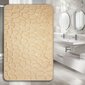 Memory foam kilimėlis "Benedomo" Beige, 50x80 cm kaina ir informacija | Vonios kambario aksesuarai | pigu.lt