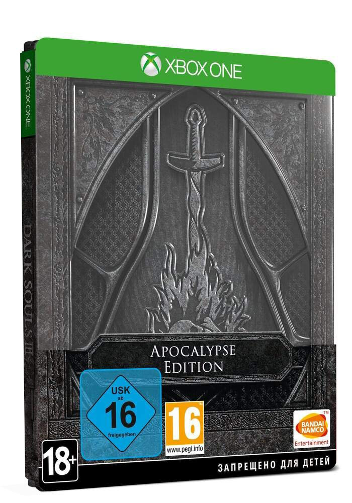 Dark Souls III Apocalypse Ed Steelbook, Xbox One kaina ir informacija | Kompiuteriniai žaidimai | pigu.lt
