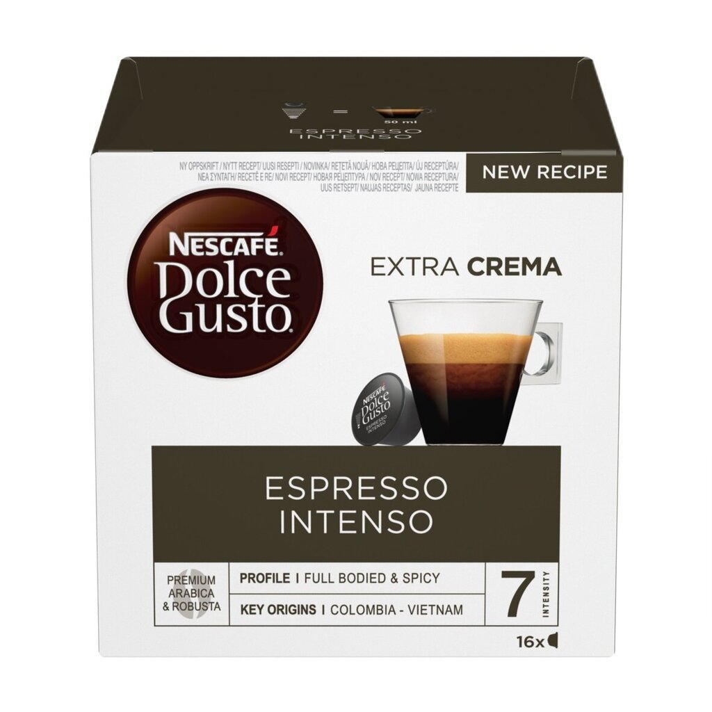Kava NESCAFE DOLCE GUSTO Espresso Intenso, 16 kaps. цена и информация | Kava, kakava | pigu.lt