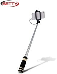 Selfie stick Setty Mini Pocket (14-61cm) kaina ir informacija | Asmenukių lazdos (selfie sticks) | pigu.lt