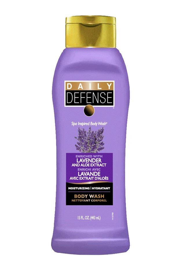 Levandų kvapo dušo želė Daily Defense 443 ml цена и информация | Dušo želė, aliejai | pigu.lt