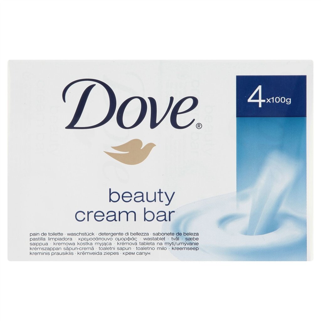 Muilas Dove Beauty, 4 x 100 g цена и информация | Muilai | pigu.lt