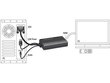 Delock adapteris VGA(M)+USB(Power)+Jack(Audio)->HDMI(F) цена и информация | Adapteriai, USB šakotuvai | pigu.lt