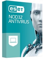 Антивирусная программа ESET NOD32 Antivirus PL Box 1U 3Y ENA-N-3Y-1D цена и информация | Антивирусные программы | pigu.lt