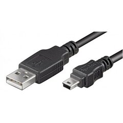Logilink USB MINI-B 5-pin 180 Cert 1.8m  цена и информация | Кабели и провода | pigu.lt