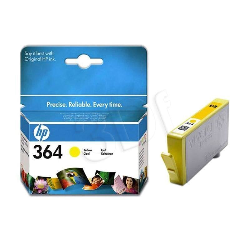 Rašalo kasetė HP 364, 3-ml, geltona цена и информация | Kasetės rašaliniams spausdintuvams | pigu.lt