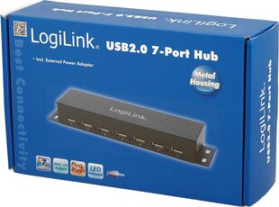 LogiLink UA0148 цена и информация | Адаптеры, USB-разветвители | pigu.lt