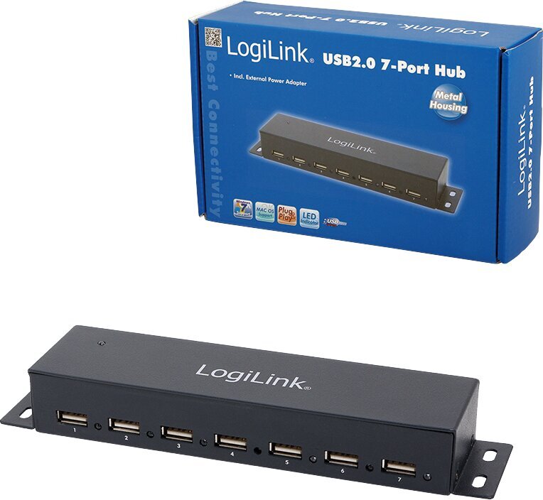 LogiLink UA0148 цена и информация | Adapteriai, USB šakotuvai | pigu.lt