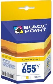 Black Point HP No 655Y (CZ112AE) цена и информация | Kasetės rašaliniams spausdintuvams | pigu.lt