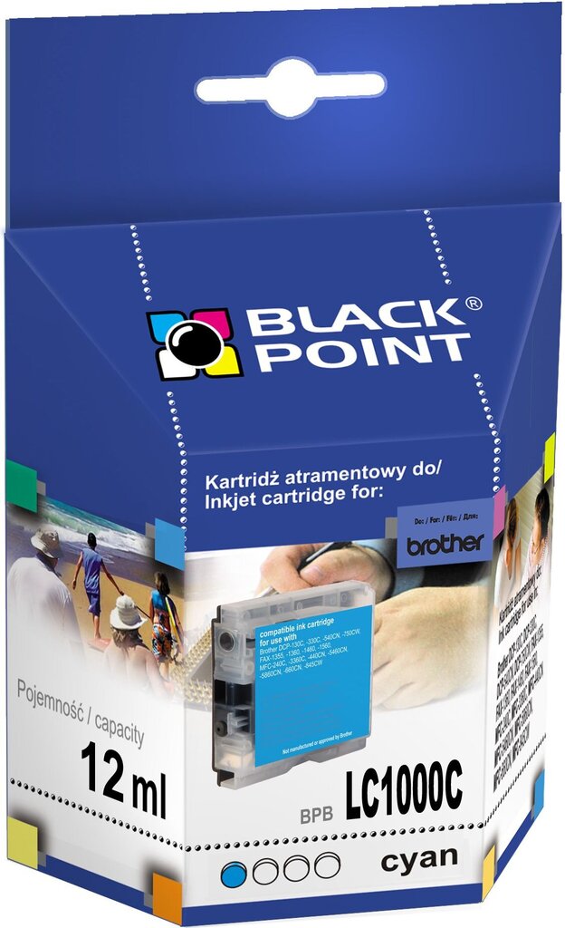 Black Point Brother BPB LC1000/970XLC цена и информация | Kasetės rašaliniams spausdintuvams | pigu.lt