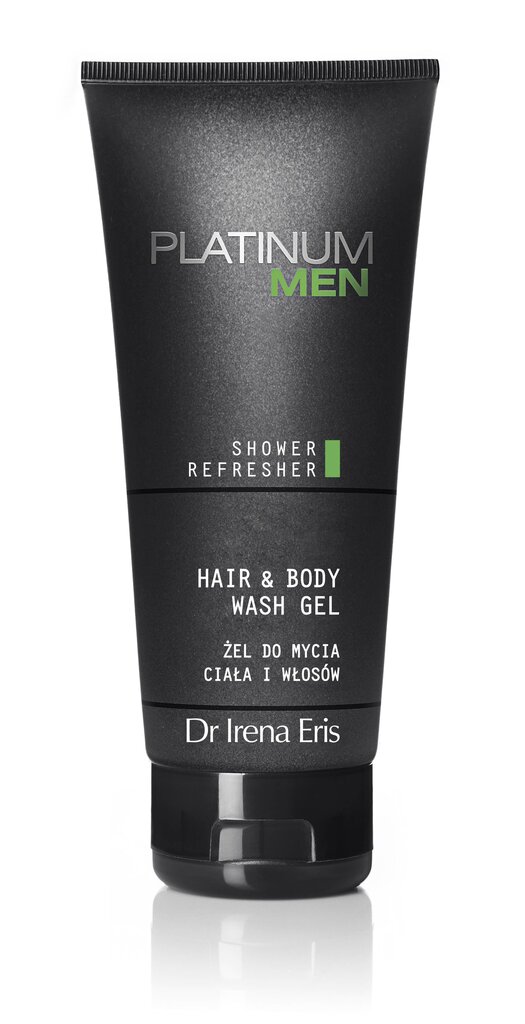 Dušo želė ir šampūnas Dr Irena Eris Platinum Men Shower Refresher vyrams 200 ml цена и информация | Dušo želė, aliejai | pigu.lt