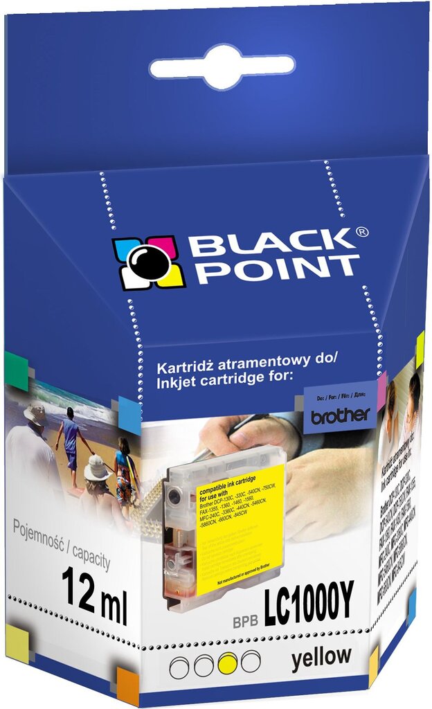 Black Point Brother BPB LC1000/970XLY цена и информация | Kasetės rašaliniams spausdintuvams | pigu.lt