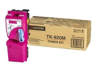Kyocera TK-820M, purpurinė kasetė kaina ir informacija | Kasetės lazeriniams spausdintuvams | pigu.lt