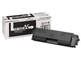 Kyocera TK-580 (1T02KT0NL0), juoda kasetė kaina ir informacija | Kasetės lazeriniams spausdintuvams | pigu.lt