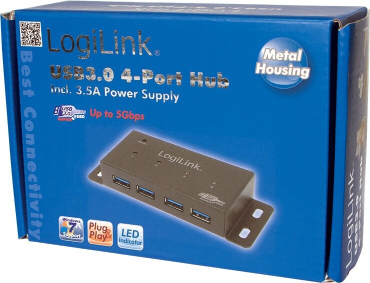 LogiLink UA0149 USB 3.0 kaina ir informacija | Adapteriai, USB šakotuvai | pigu.lt