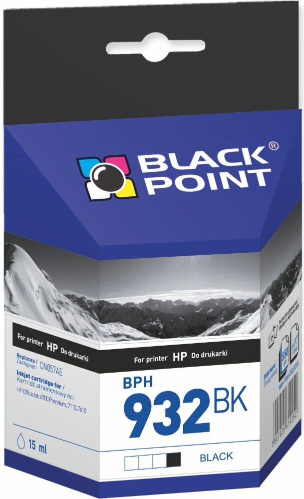 Black Point HP No 932BK (CN057AE) kaina ir informacija | Kasetės rašaliniams spausdintuvams | pigu.lt