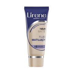 Makiažo pagrindas Lirene Nature Matte Foundation no. 15 Tanned, 30 ml kaina ir informacija | Makiažo pagrindai, pudros | pigu.lt