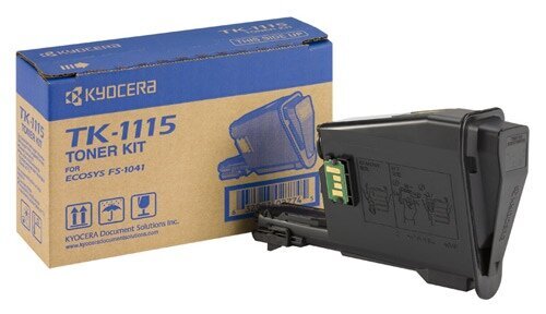 Kyocera TK-1115 (1T02M50NL0), juoda kasetė kaina ir informacija | Kasetės lazeriniams spausdintuvams | pigu.lt