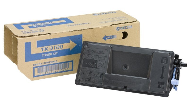 Kyocera TK-3100 (1T02MS0NL0), juoda kasetė FS-2100 D, FS-2100 Series, FS-4300 DN, FS-4200 DN, ECOSYS M 3040 dn, ECOSYS M 3540 dn, FS-2100 DN, FS-4100 DN kaina ir informacija | Kasetės lazeriniams spausdintuvams | pigu.lt
