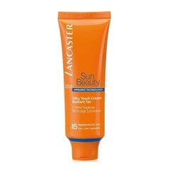 Солнцезащитный крем для лица Lancaster Sun Beauty Silky Touch Cream Radiant Tan SPF 15 50 мл цена и информация | Кремы от загара | pigu.lt