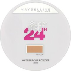 Компактная пудра Maybelline New York Super Stay 24H 021 Nude, 9 г цена и информация | Пудры, базы под макияж | pigu.lt