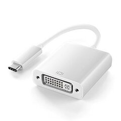 Extra Digital, USB-C/DVI, 15 cm kaina ir informacija | Kabeliai ir laidai | pigu.lt