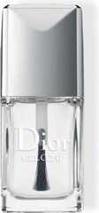 Gelinis bespalvis nagų lakas Dior Gel Coat, 10ml цена и информация | Лаки, укрепители для ногтей | pigu.lt