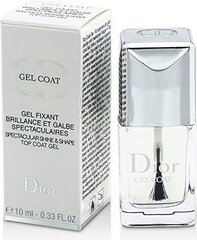 Gelinis bespalvis nagų lakas Dior Gel Coat, 10ml цена и информация | Лаки, укрепители для ногтей | pigu.lt