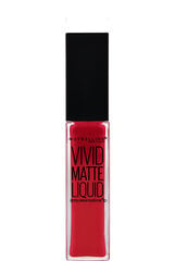 Skysti matiniai lūpų dažai Maybelline New York Color Sensational Vivid Matte 8 ml, 35 Rebel Red kaina ir informacija | Lūpų dažai, blizgiai, balzamai, vazelinai | pigu.lt