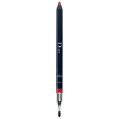 Lūpų kontūro pieštukas Dior Contour Lipliner Pencil 1.2 g, 999 Rouge Dior kaina ir informacija | Lūpų dažai, blizgiai, balzamai, vazelinai | pigu.lt