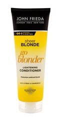 Кондиционер для блондинок John Frieda Sheer Blonde Go Blonder, 250 мл цена и информация | Бальзамы, кондиционеры | pigu.lt