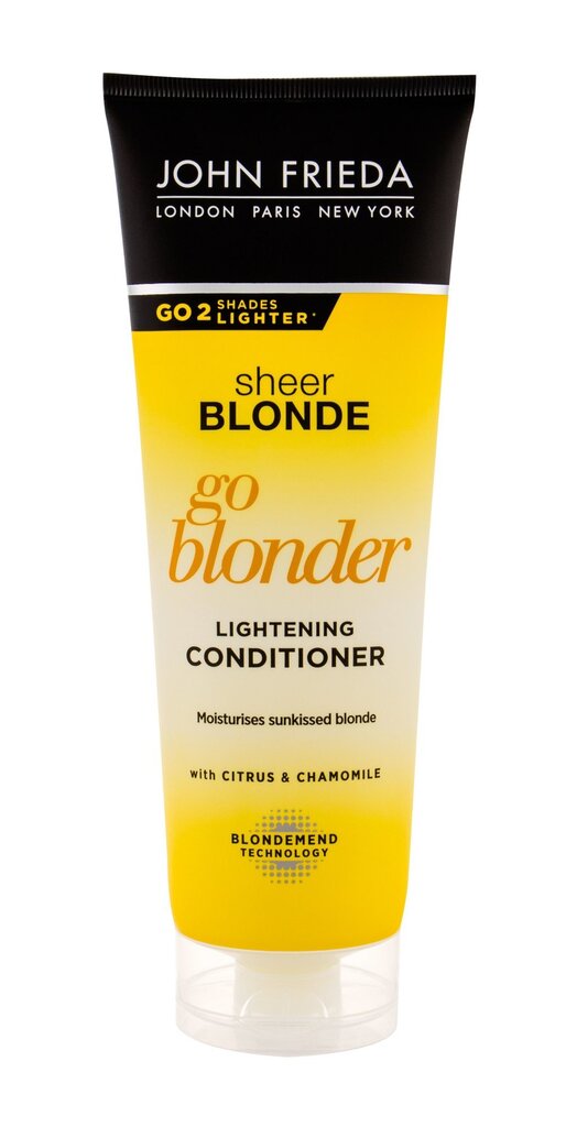 Kondicionierius šviesiaplaukėms John Frieda Sheer Blonde Go Blonder, 250 ml kaina ir informacija | Balzamai, kondicionieriai | pigu.lt