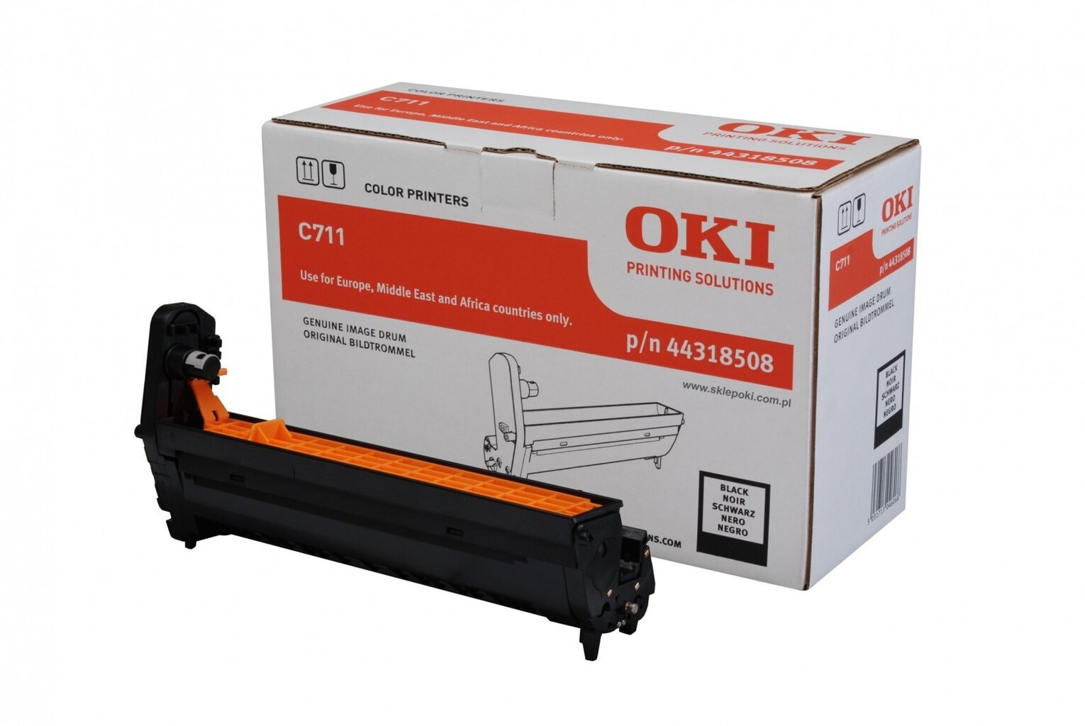 OKI EP-C711-Black 44318508 цена и информация | Kasetės rašaliniams spausdintuvams | pigu.lt