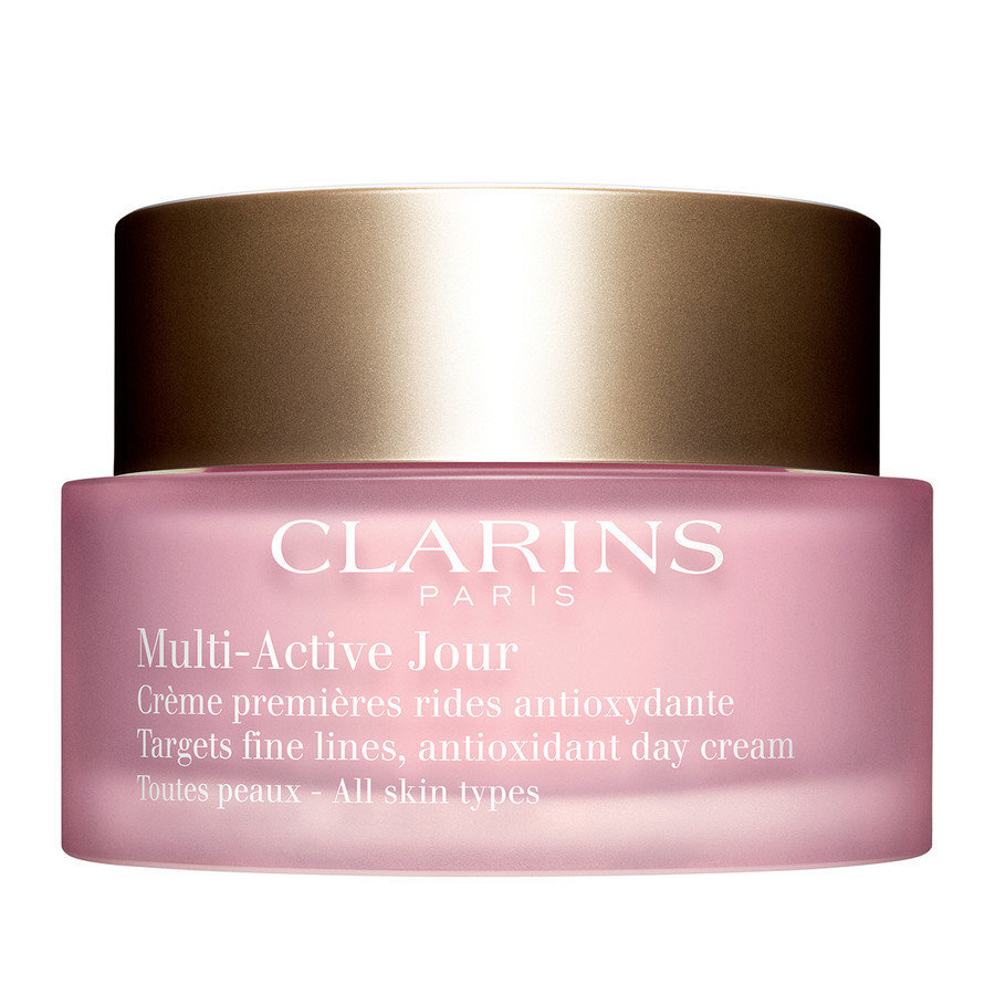 Dieninis veido kremas visų tipų odai Clarins Multi Active Jour 50 ml цена и информация | Veido kremai | pigu.lt