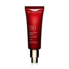 Clarins Detox SPF 25 Skin Detox Fluid  03 Dark  #bd986d цена и информация | Пудры, базы под макияж | pigu.lt