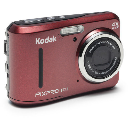 Kodak PixPro FZ43, Red kaina ir informacija | Skaitmeniniai fotoaparatai | pigu.lt