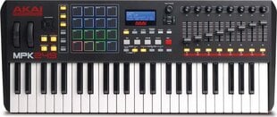 AKAI MPK 249 Клавиатура Control Пэд-контроллер MIDI USB RGB Черный цена и информация | Принадлежности для музыкальных инструментов | pigu.lt