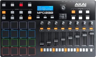 AKAI MPD 232 Пэд-контроллер MIDI USB RGB Черный цена и информация | Принадлежности для музыкальных инструментов | pigu.lt