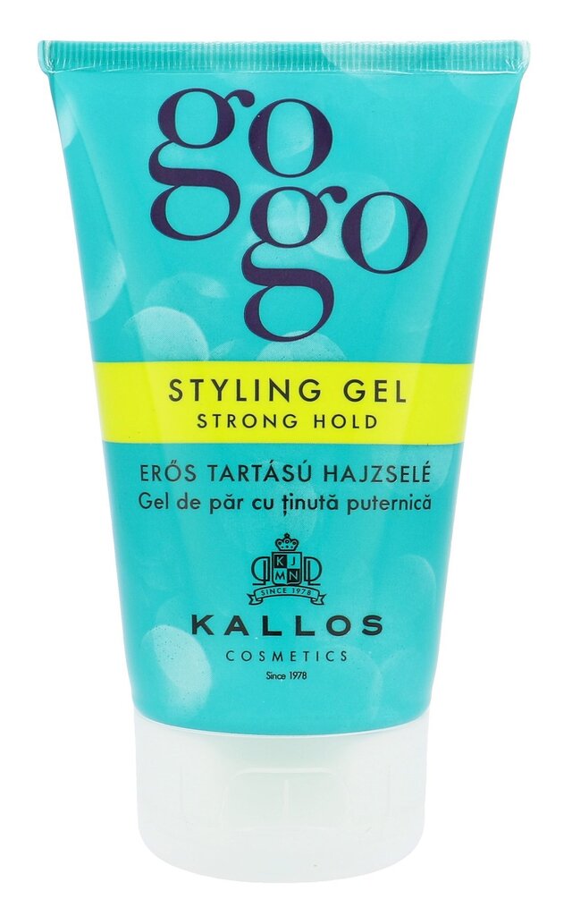 Stiprios fiksacijos plaukų želė Kallos Gogo 125 ml kaina ir informacija | Plaukų formavimo priemonės | pigu.lt
