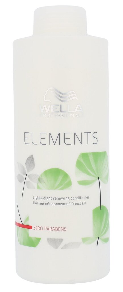 Atkuriamasis kondicionierius plaukams Wella Professionals Elements 1000 ml kaina ir informacija | Balzamai, kondicionieriai | pigu.lt