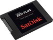 SanDisk PLUS 240GB SATA3 (SDSSDA-240G-G26) kaina ir informacija | Vidiniai kietieji diskai (HDD, SSD, Hybrid) | pigu.lt